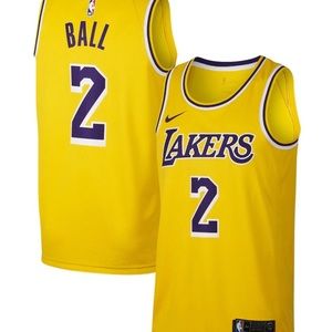 NBA | Shirts | Mens Nike Lonzo Ball La Lakers Swingman Jersey Xl | Poshmark